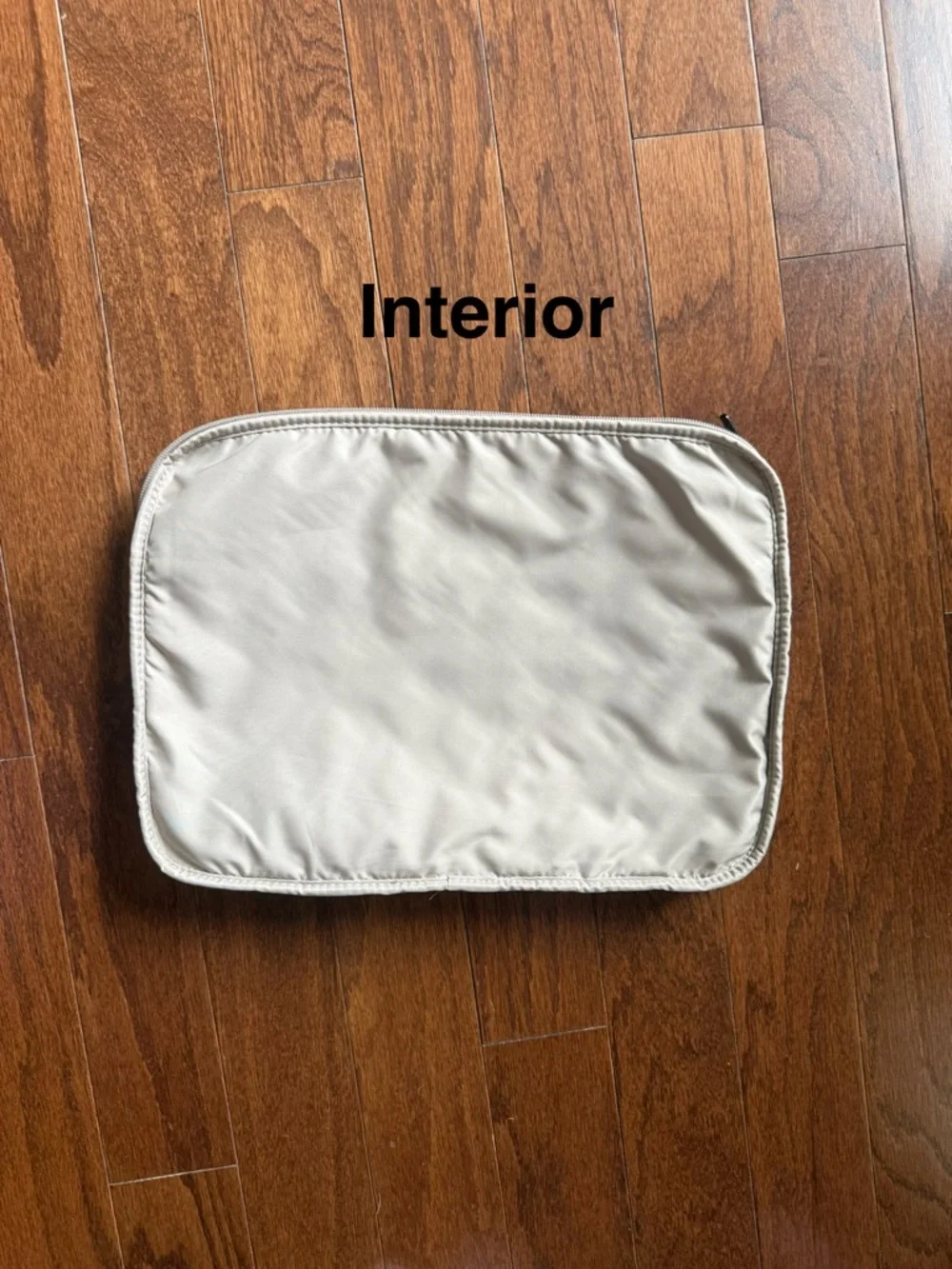 Tumi Quilted Tablet Sleeve in Light Cream